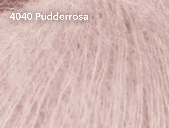 Hovedbilde Tynn Kid Silk Erle 4040 Pudderrosa