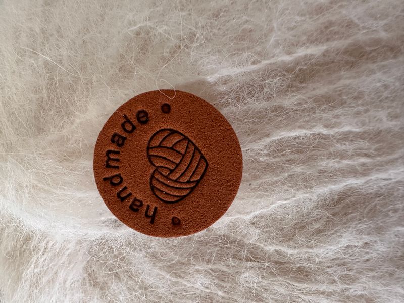 Lapp Sirkel Handmade hjertenøste Brun