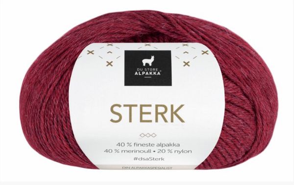 Hovedbilde Sterk 892 Dyp rød melert