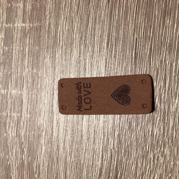 Hovedbilde Lapp Made with love Mørk Brun