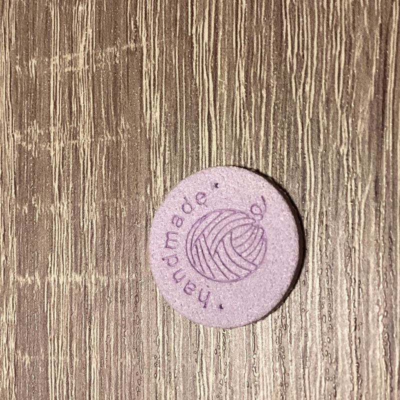 Lapp Sirkel Handmade nøste Lys Lilla