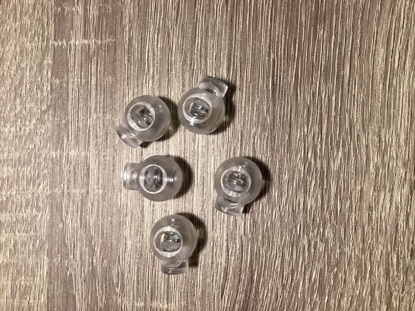 Hovedbilde Snorstoppere  enkel klar plast 5 stk