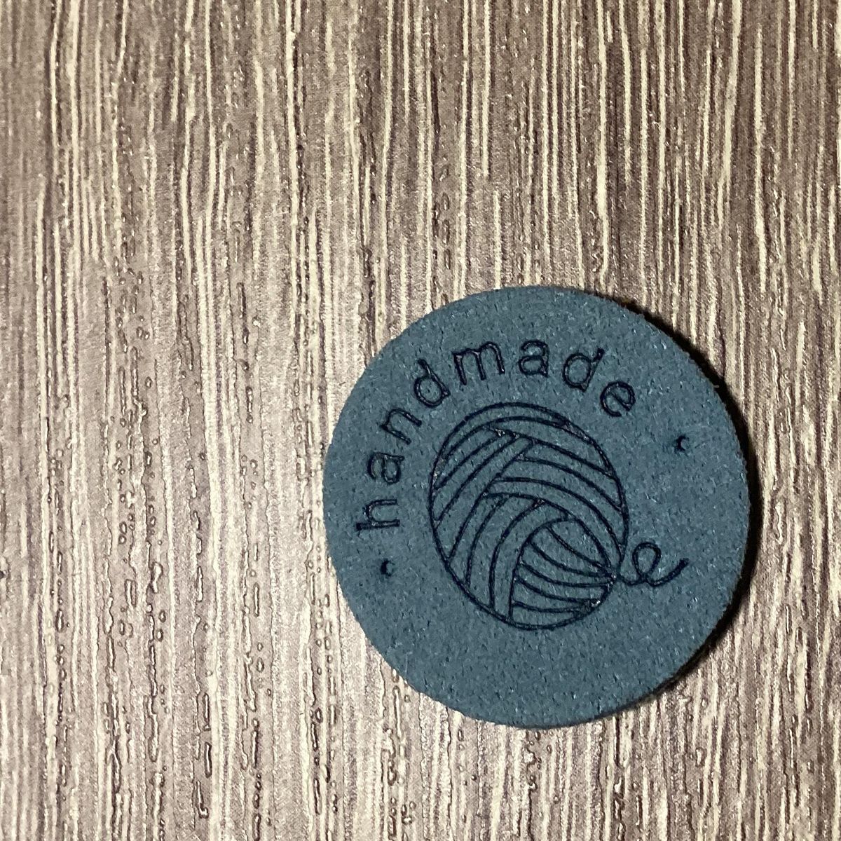 Lapp Sirkel Handmade nøste Blå