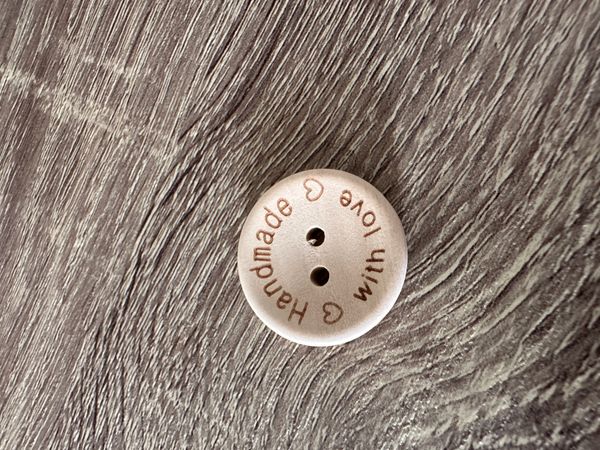 Hovedbilde Knapp Handmade 25 mm 